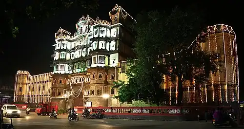 Rajwada Palace as seen on Diwali 2014