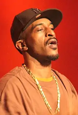 Rakim performing in 2008
