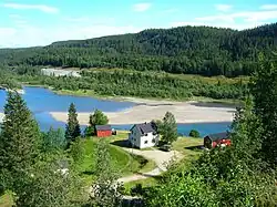 Seen from European route 6, south of Reinforsen