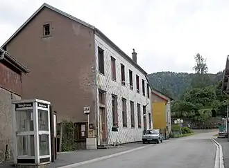 The town hall and school in Raon-lès-Leau