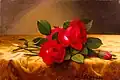 Red Roses and Green Leaves by Martin Johnson Heade, c. 1903