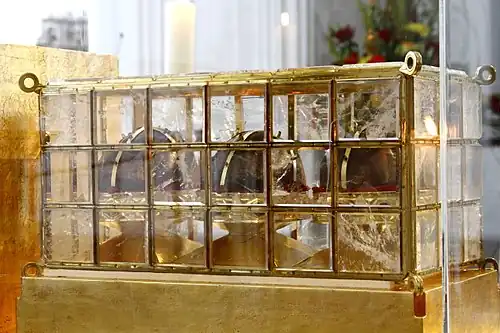 Relics of Saints Kilian, Colman and Totnan.