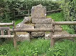 Fenny Castle Cross: a medieval wayside cross 20 m north west of Castle Farm, Castle