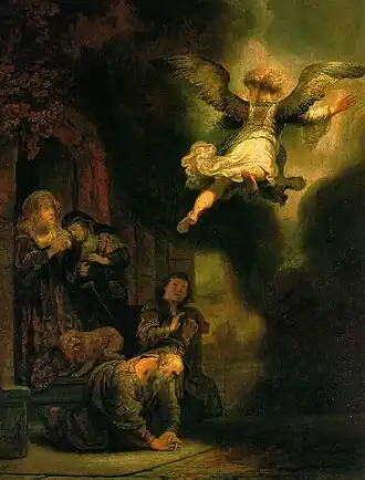 The Archangel Raphael Leaving Tobias' Family (1637), Louvre