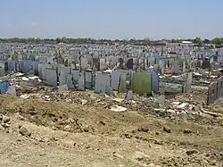 Area of Sidoarjo destroyed by mudflow