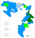 Ethnic structure of Republic of Srpska by municipalities 1991 (territorial organization from 2013)
