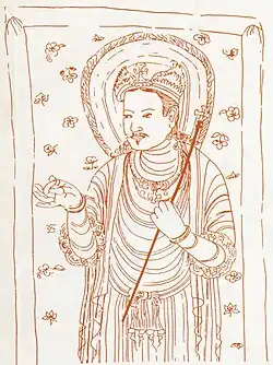 Restored Church of the East painting of Jesus Christ, 9th century