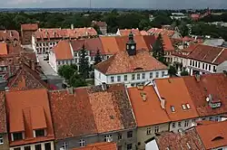 Town center with the Town Hall