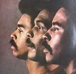 Ray, Goodman & Brown promo photo and back cover for "Moments With You" album