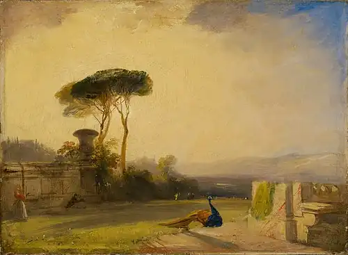 View on the Grounds of a Villa near Florence, 1826
