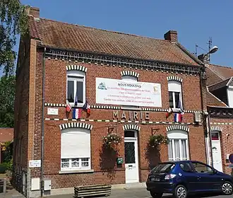 The town hall in Rieulay