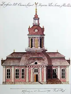 Oravais church, Jacob Rijf, 1792.