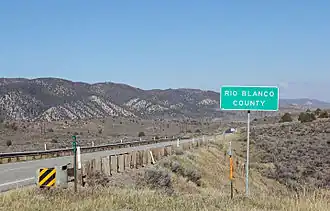 Entering the county from the south on State Highway 13.