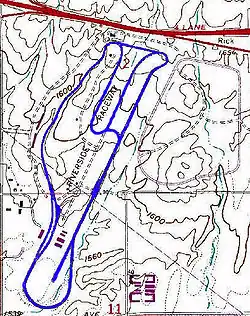 Layout of Riverside International Raceway (1969-1988 version)
