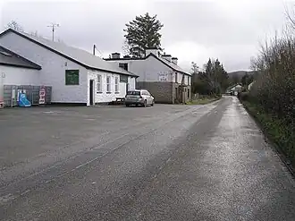 R282 road in village