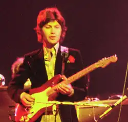 Robbie Robertson performing with the Band in 1974