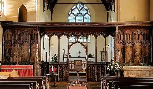 Ranworth rood screen photo