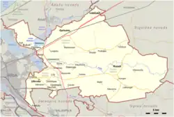 Location of Ropaži Municipality