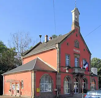 The town hall in Rossfeld