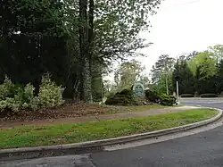 Entrance sign to park