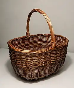 A basket made of rattan