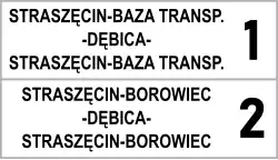 Route plates