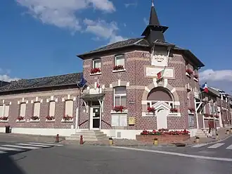 The town hall of Rouvroy