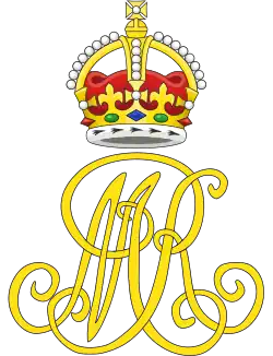 Royal cypher of Queen Mary, consort of King George V