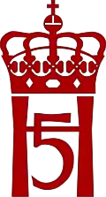 Royal cypher of King Harald V of Norway