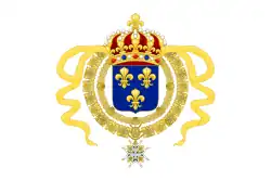 Variant royal standard of France (1643 design)
