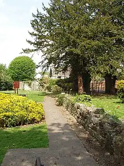 Ruined wall of Chertsey Abbey