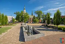 Rynek (Market Square) with the Church of the Transfiguration