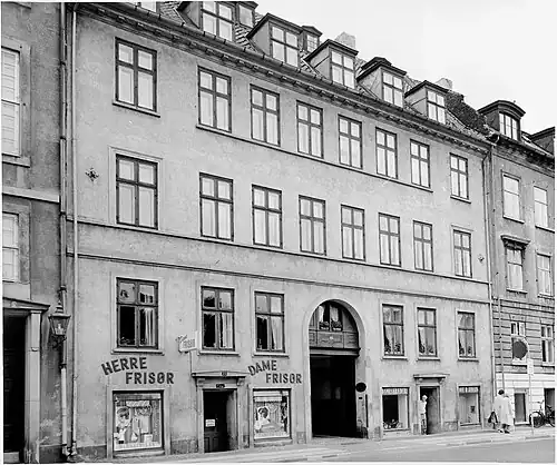 Sølvgade 22 in 1970.