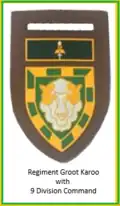 9 Division Regiment Groot Karoo Flash