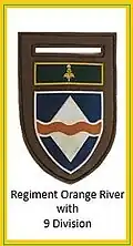 Regiment Orange River with 9 Division Flash