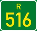 Regional route R516 shield