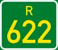 Regional route R622 shield