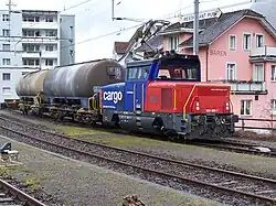 Eem 923 008-7 shunting at Arth Goldau in 2014