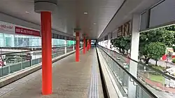 View of the linkway.