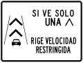 R-2-10 If you see one (arrow symbol), restricted speed applies