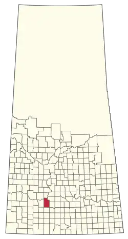 Location of the RM of Morse No. 165 in Saskatchewan