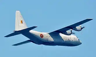 Lockheed C-130 Hercules transport aircraft of No. 2 Heavy Transport Squadron