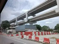 SPE Highway under construction at Jalan Chan Sow Lin
