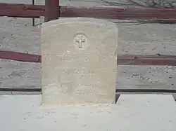The grave of Mathew B. Juan.