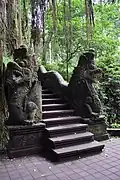 Nāga bridge at Ubud monkey forest, Bali