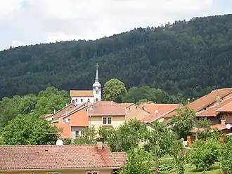 A general view of Saint-Jean-d'Ormont
