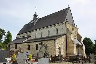 The church in Saint-Loup-Terrier