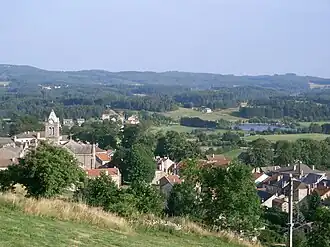 A general view of Saint-Agrève