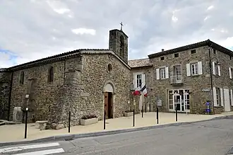 The church and town hall