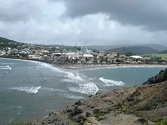 A view of Sainte-Marie from the islet